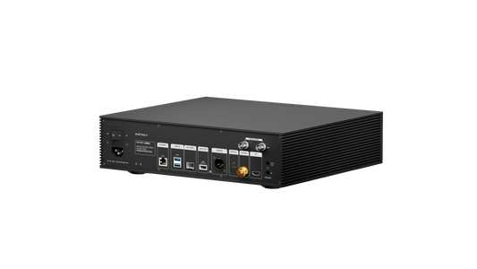 Eversolo T10 streaming transport achter/zij aanzicht