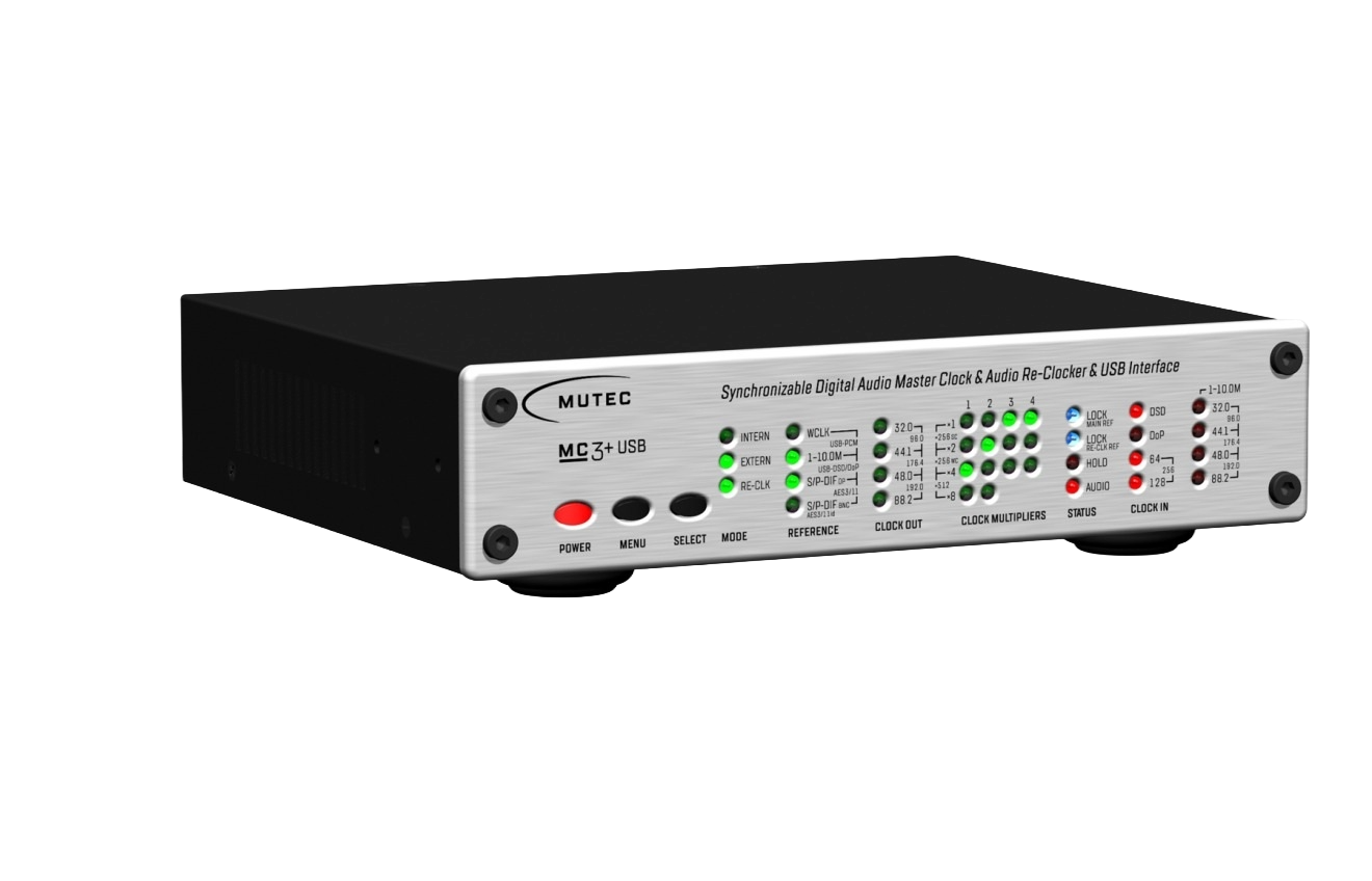 Mutec MC3+USB zijaanzicht Zilver