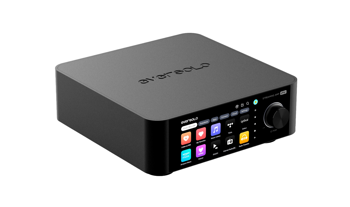 Eversolo Play streamingversterker schuine hoek