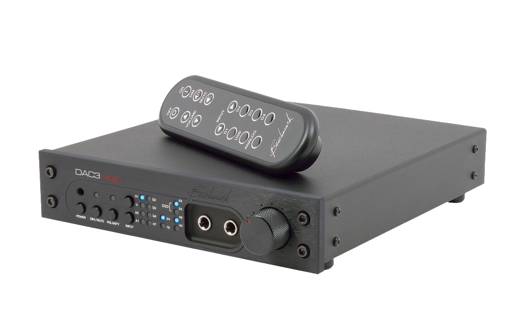 Benchmark DAC3 L Zwart  met afstandsbediening