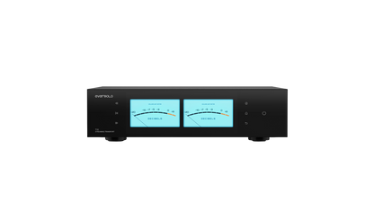 Eversolo T10 streaming transport vooraanzicht VU meters