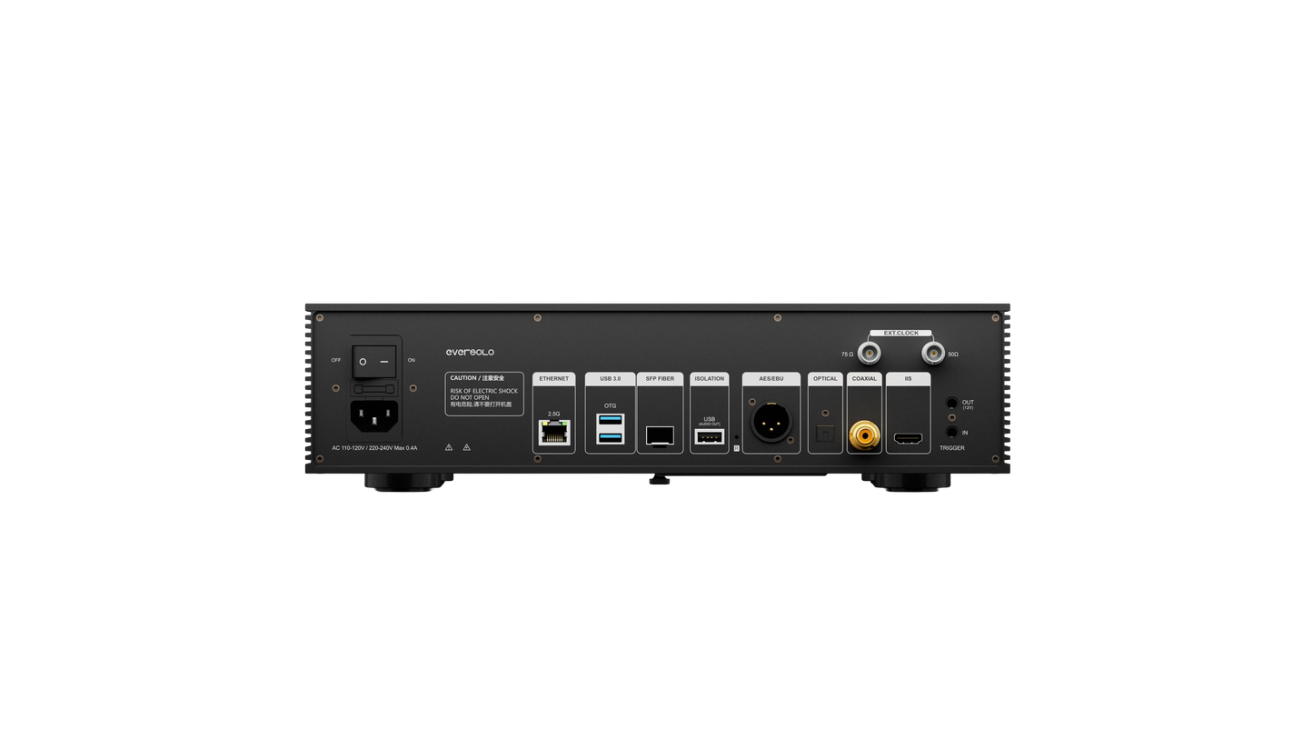 Eversolo T10 streaming transport achteraanzichtaanzicht