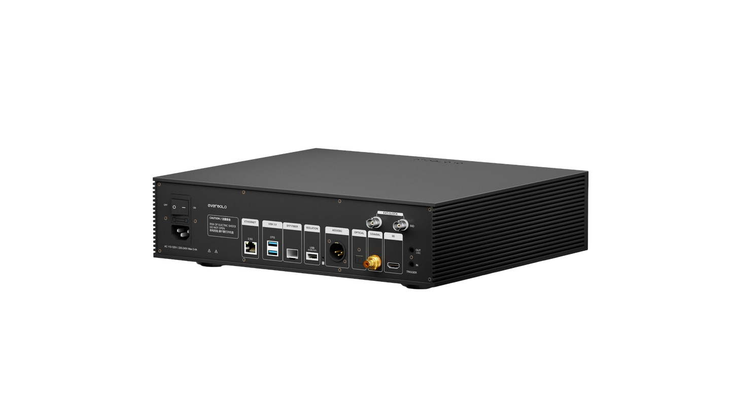 Eversolo T10 streaming transport achter/zij aanzicht