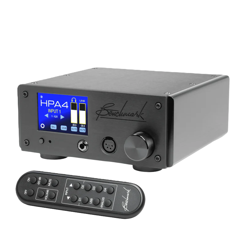 Benchmark HPA4 zwart met afstandsbediening 1