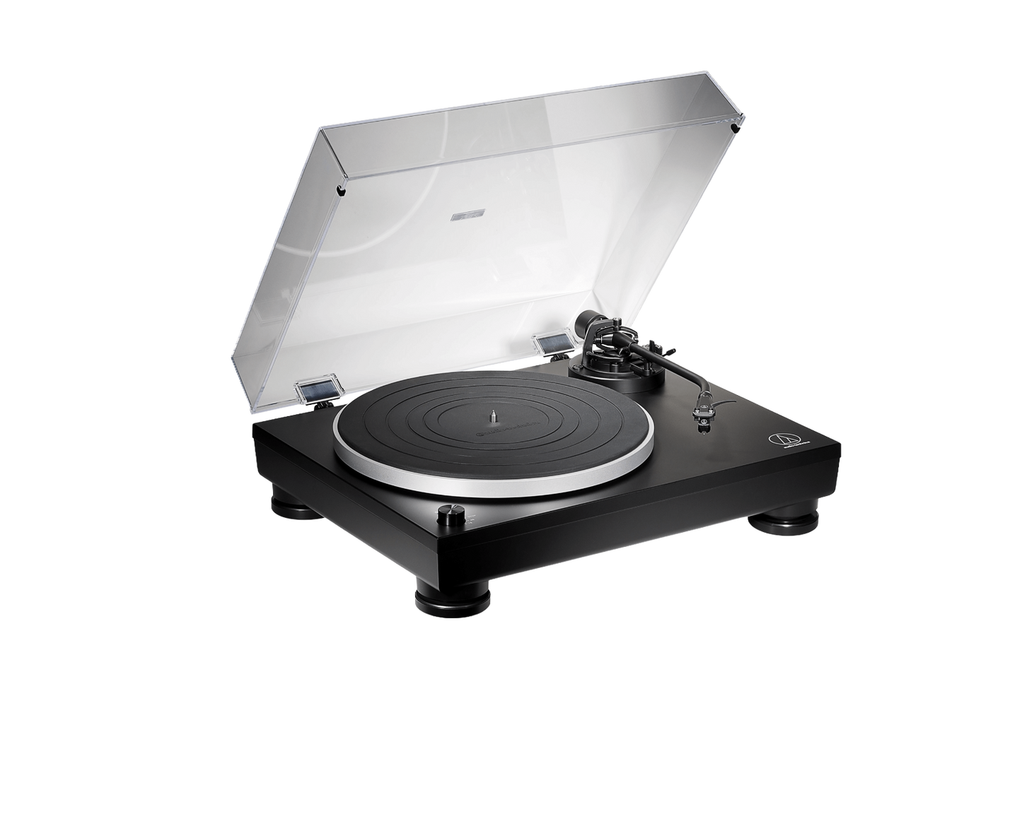 Audio-technica LP5X zijaanzicht met kap open