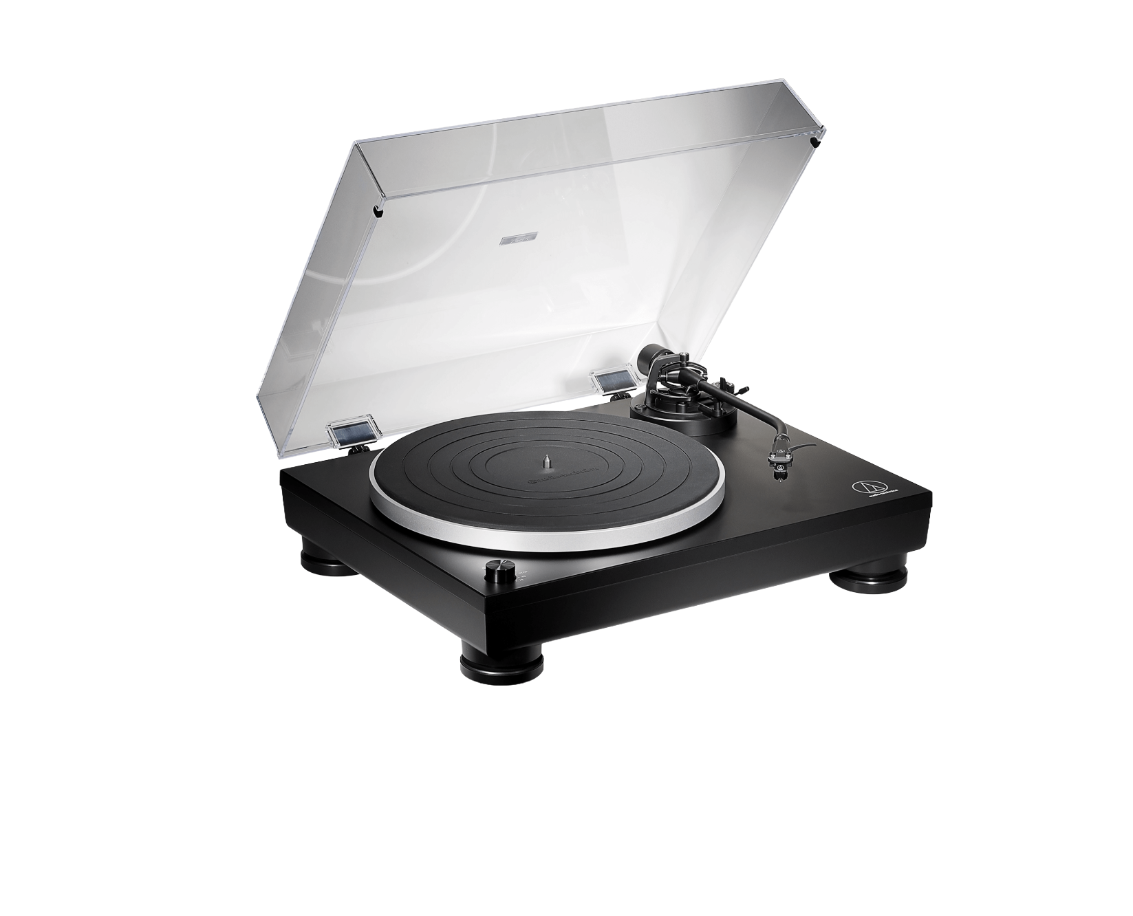 Audio-technica LP5X zijaanzicht met kap open