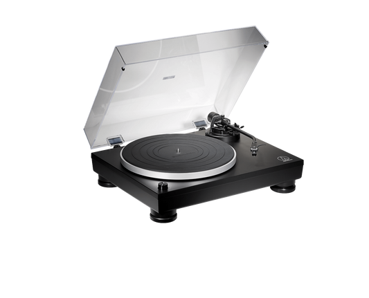 Audio-technica LP5X zijaanzicht met kap open