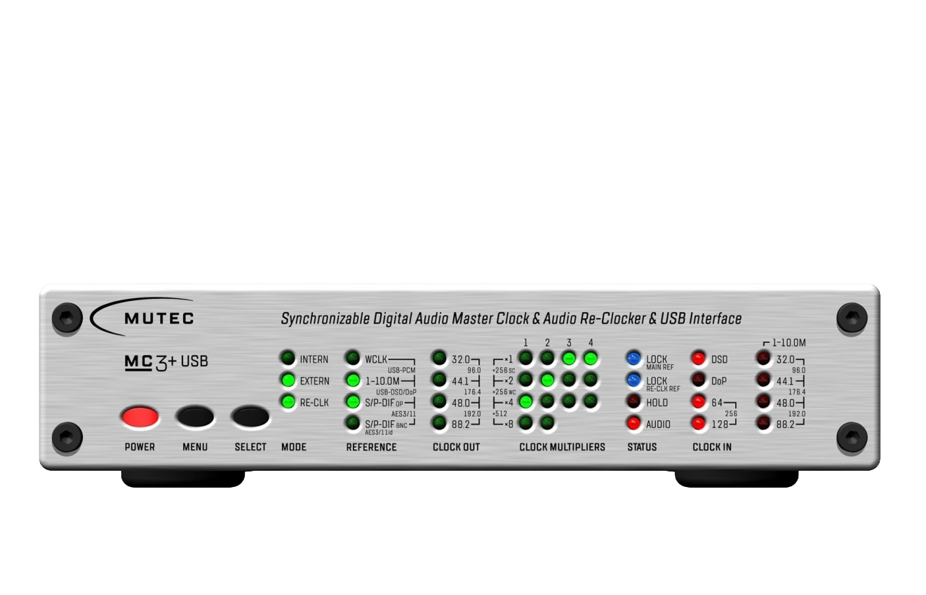Mutec MC3+USB front Zilver